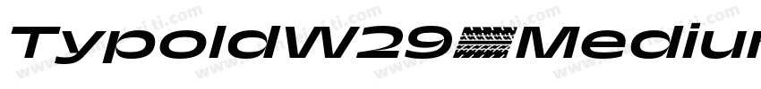 TypoldW29-Medium Regular字体转换